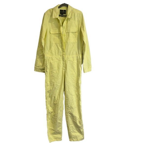 WILDFANG Utility Jumpsuit in Green Luminary (XXS) - Picture 2 of 10